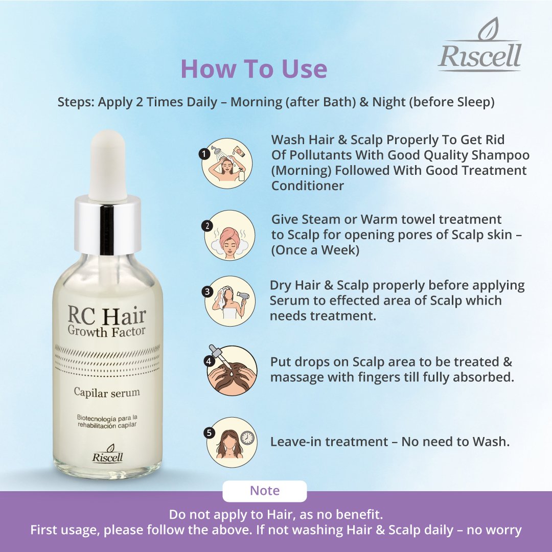Rc Hair Regrowth Serum Stops Hair Fall, Thickens Hair & Repairs Scalp - Image 5