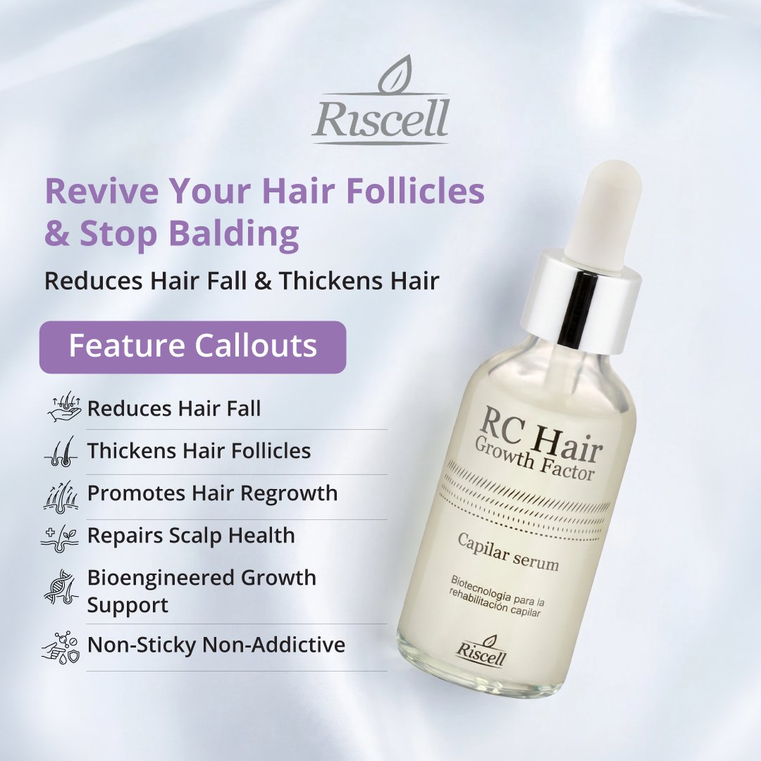 Rc Hair Regrowth Serum Stops Hair Fall, Thickens Hair & Repairs Scalp - Image 4