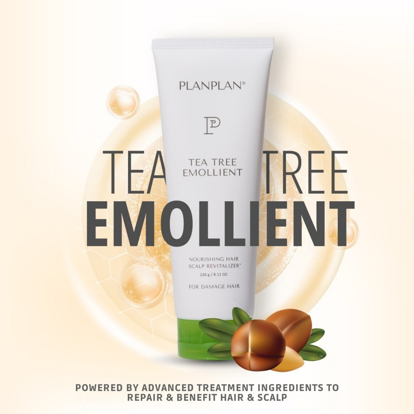 A 2-in-1 moisturizing and soothing conditioner enriched with Tea Tree that locks in moisture, balances oil and water levels, and keeps hair smooth, manageable, and tangle-free.