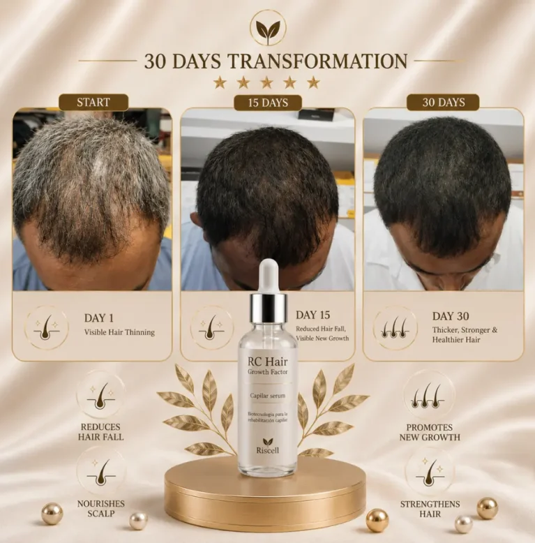 An advanced scalp-focused serum designed to target all stages of hair thinning and balding. It helps support visible regrowth, strengthen roots, and improve overall hair density with consistent use.
